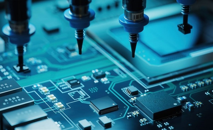 What does an SMT line consist of pcb